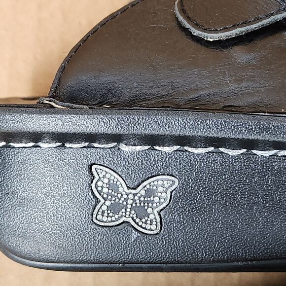 Algeria Women's Classic Happy Clogs Embossed/Laser Cut Leather US SZ 9 (EU 40) - Picture 10 of 14